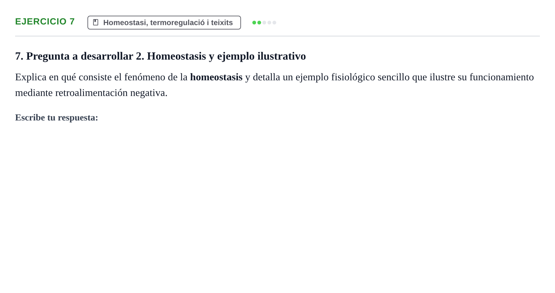 Enunciado: Problema 7 · Biología UB Examen Parcial 2 - Modelo 3