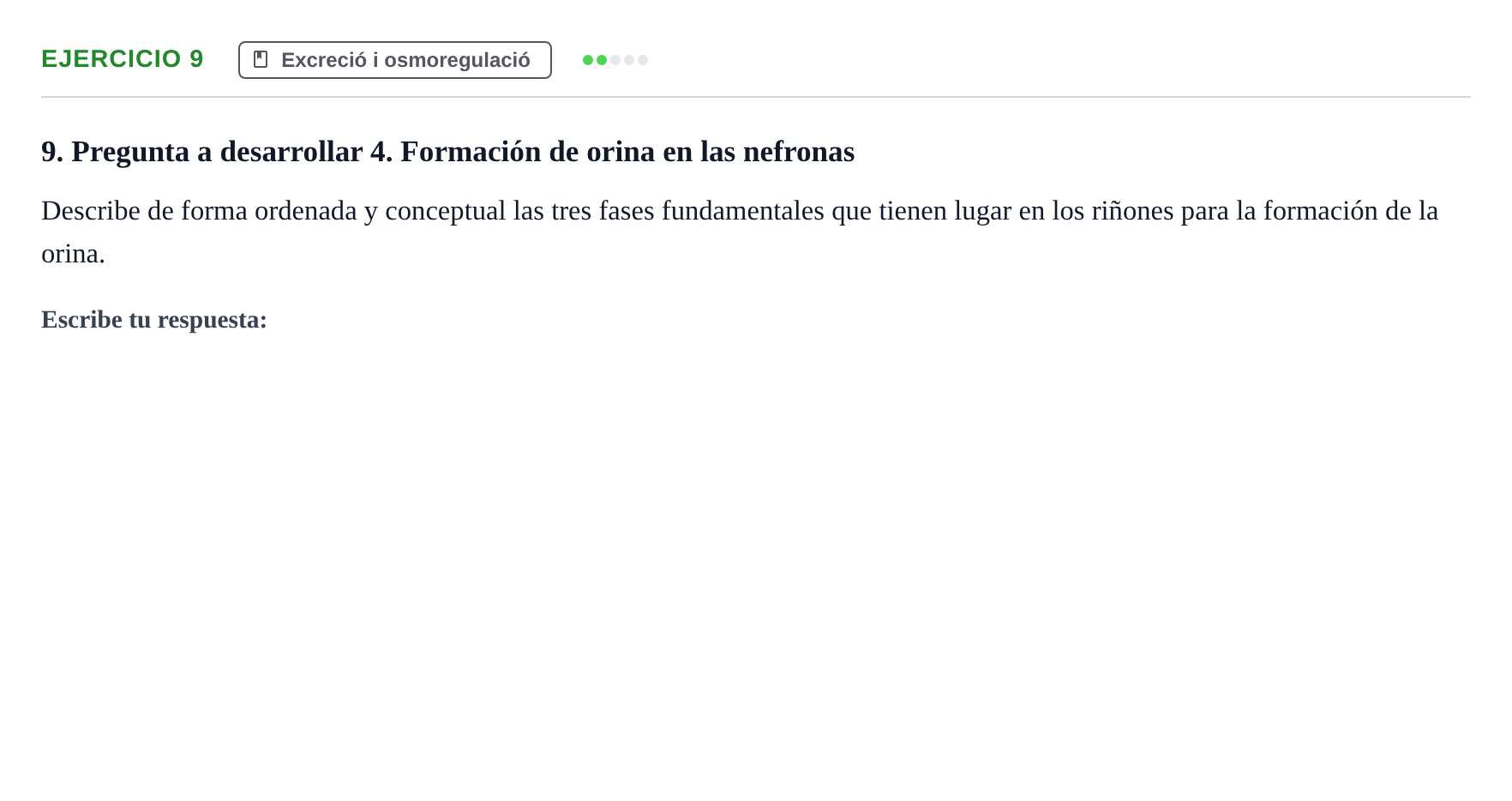 Enunciado: Problema 9 · Biología UB Examen Parcial 2 - Modelo 3
