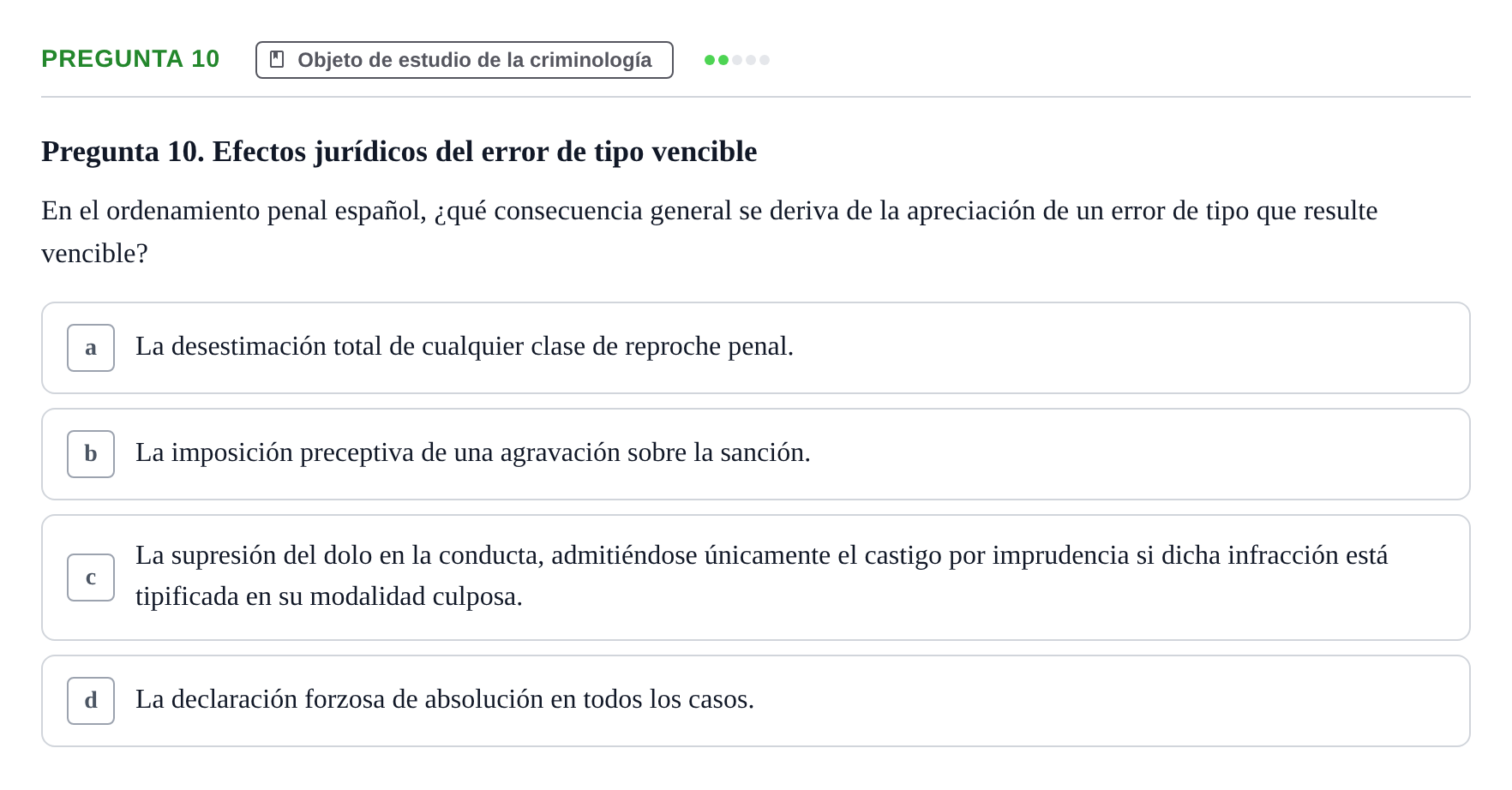 Enunciado: Pregunta 10