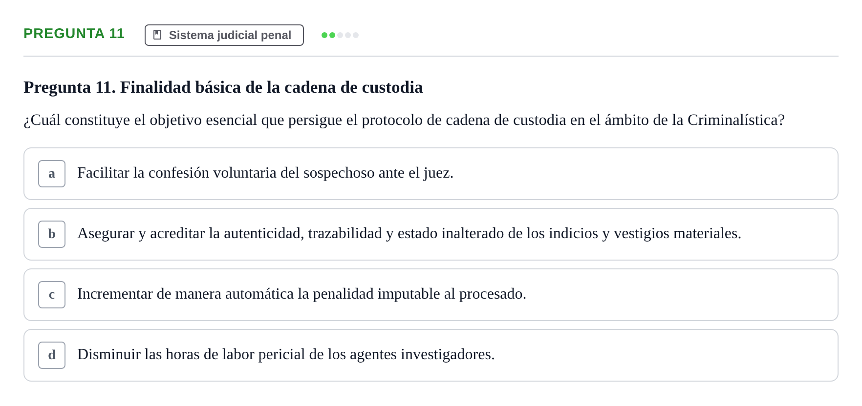 Enunciado: Pregunta 11