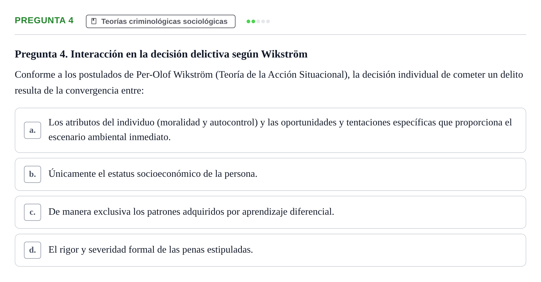 Enunciado: Pregunta 4