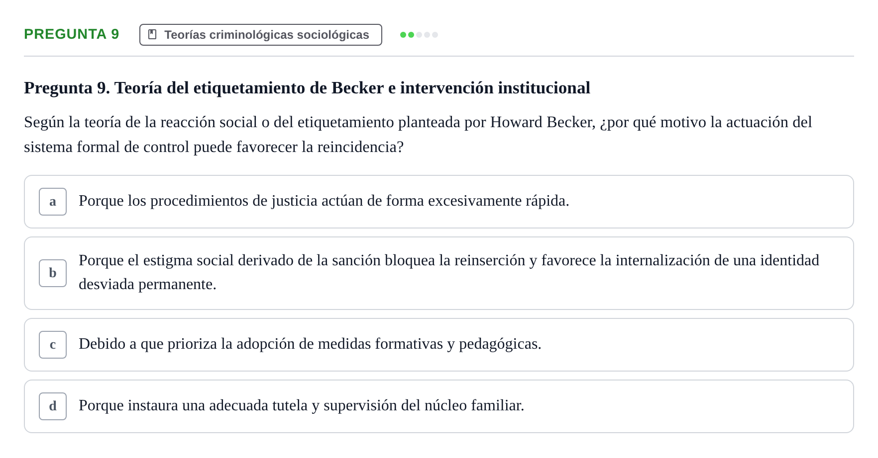 Enunciado: Pregunta 9