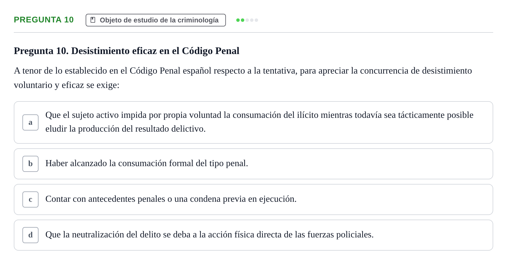 Enunciado: Pregunta 10