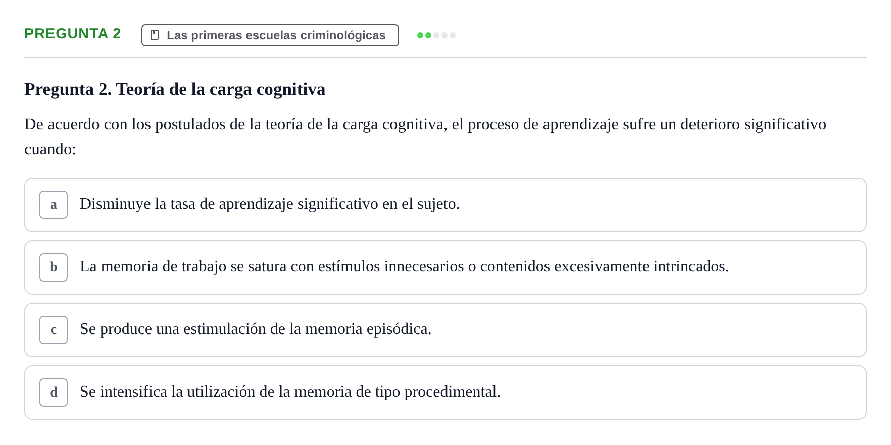 Enunciado: Pregunta 2