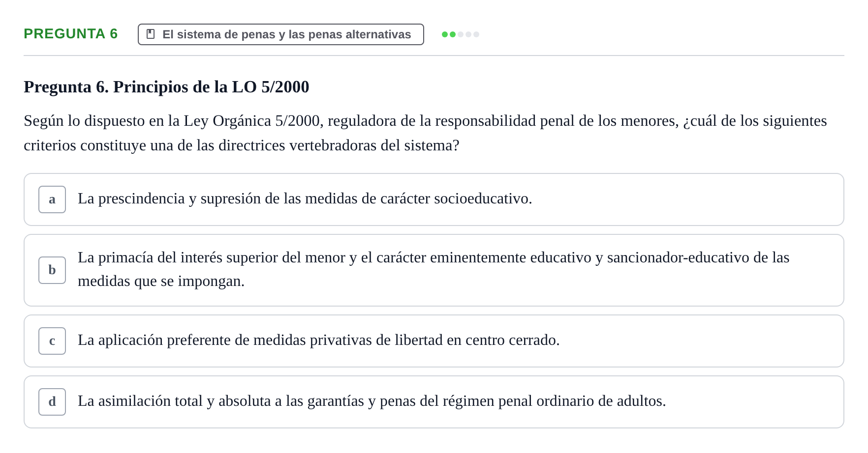 Enunciado: Pregunta 6