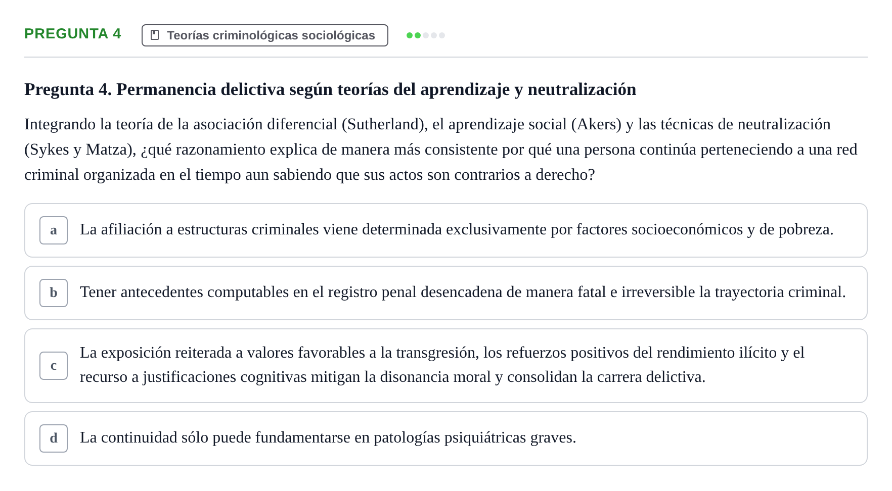 Enunciado: Pregunta 4