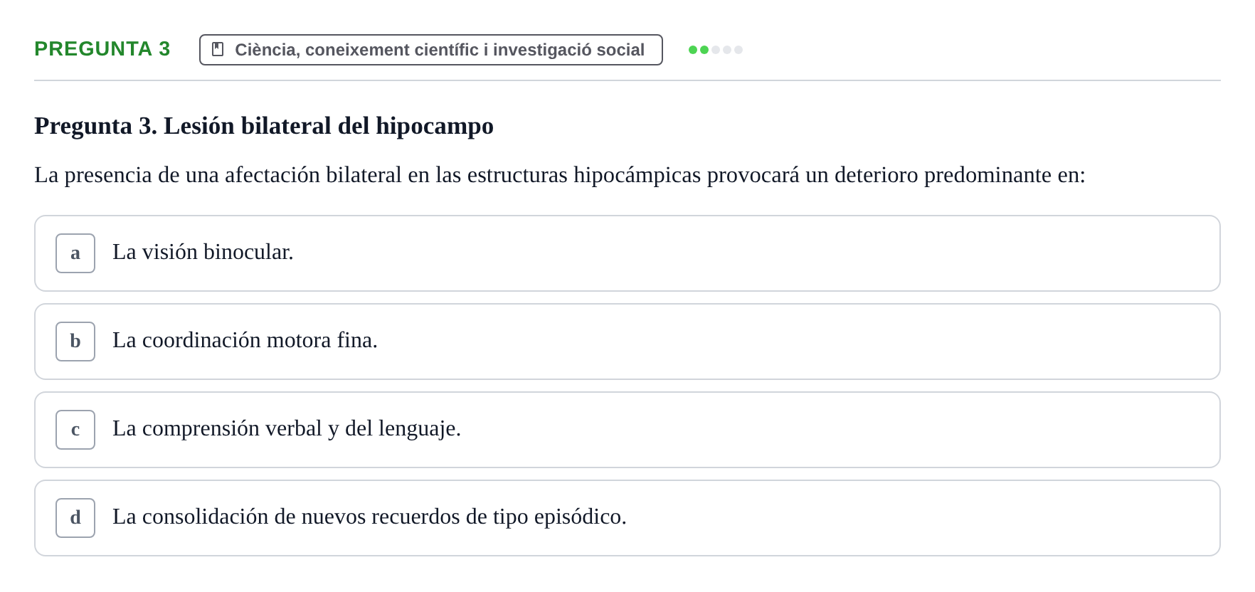 Enunciado: Pregunta 3