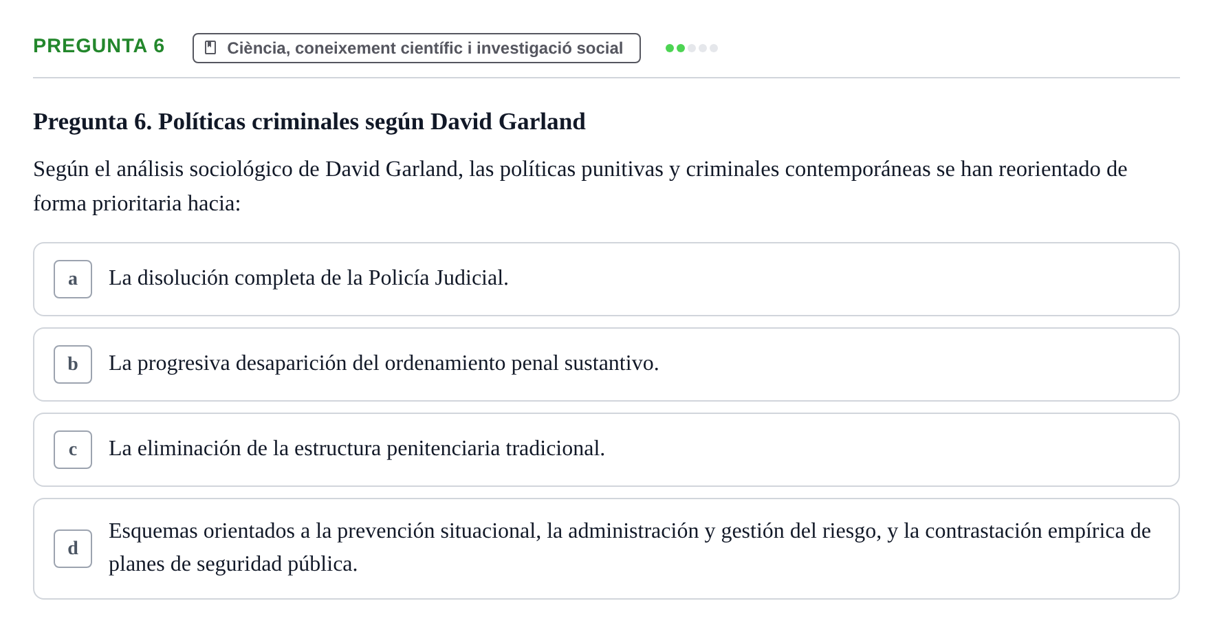 Enunciado: Pregunta 6