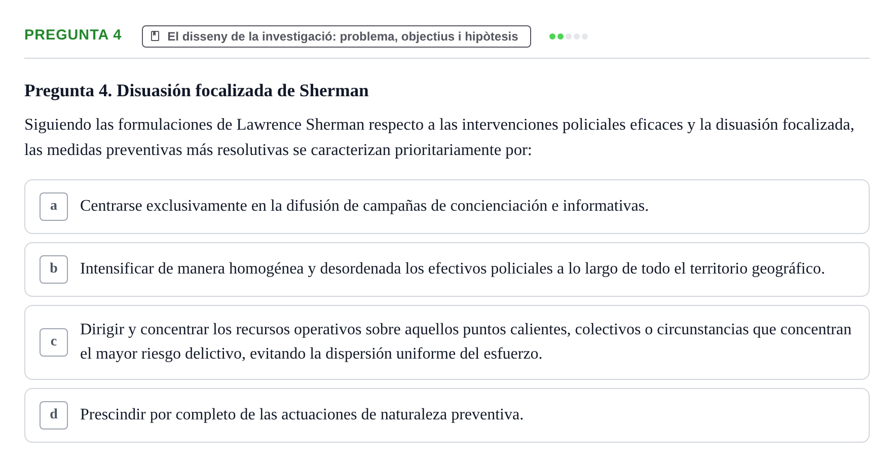 Enunciado: Pregunta 4