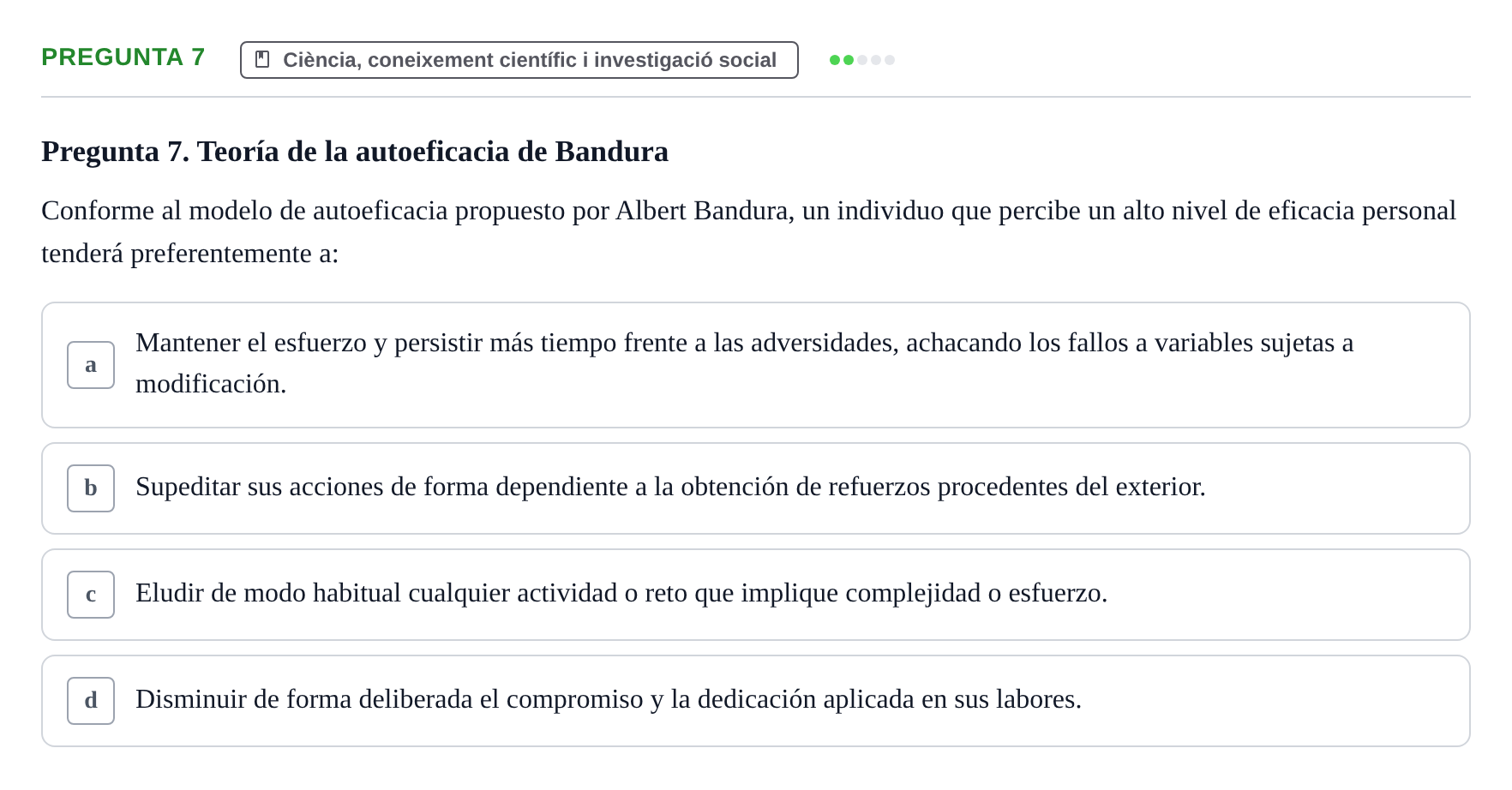 Enunciado: Pregunta 7