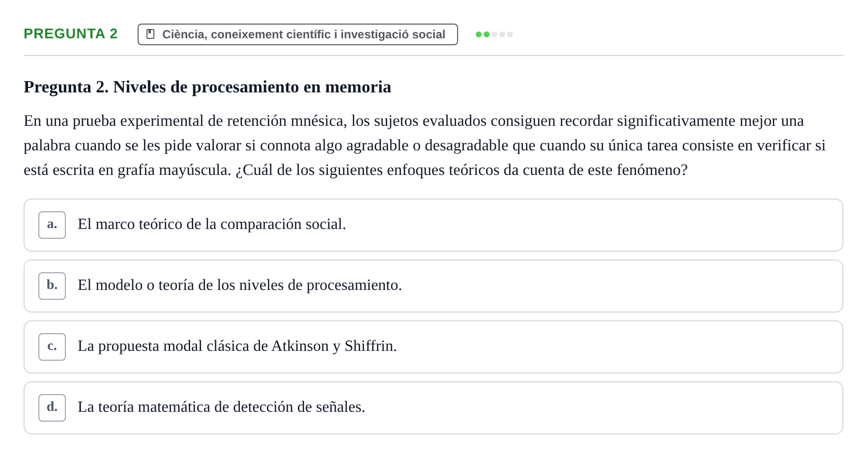 Enunciado: Pregunta 2