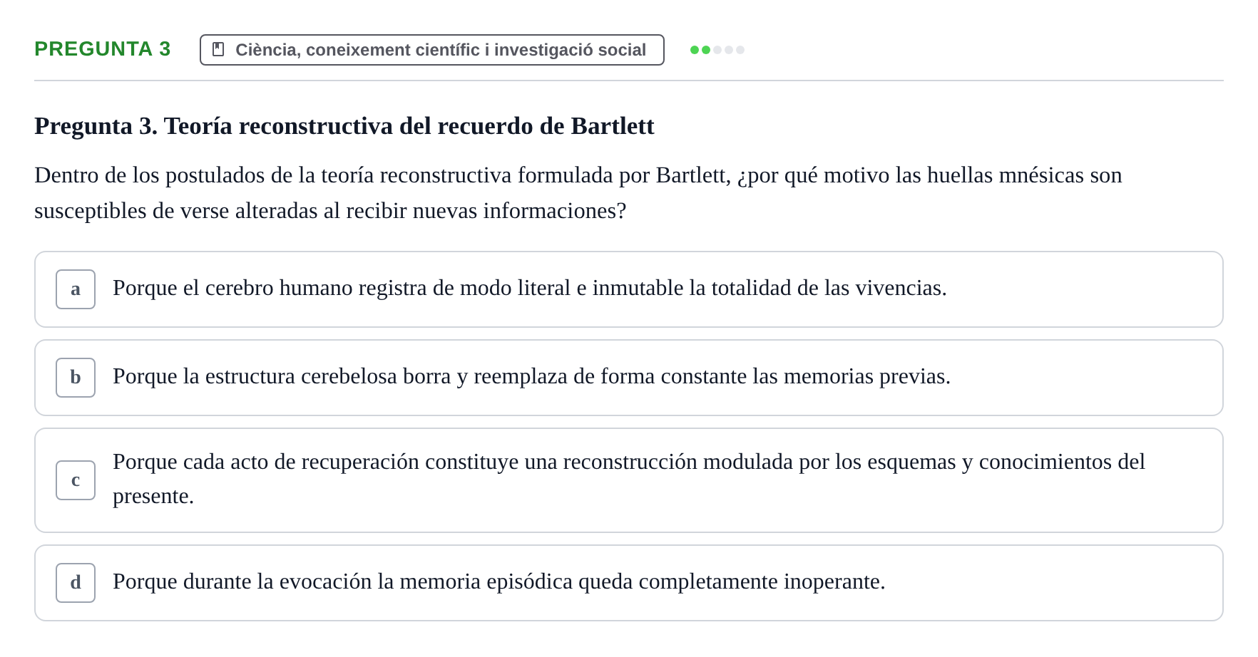 Enunciado: Pregunta 3