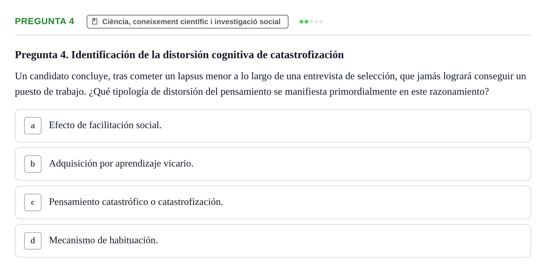 Enunciado: Pregunta 4