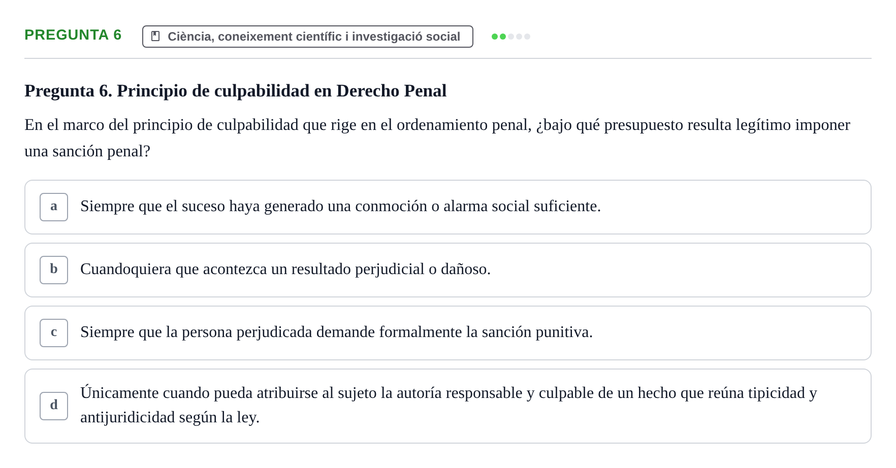 Enunciado: Pregunta 6