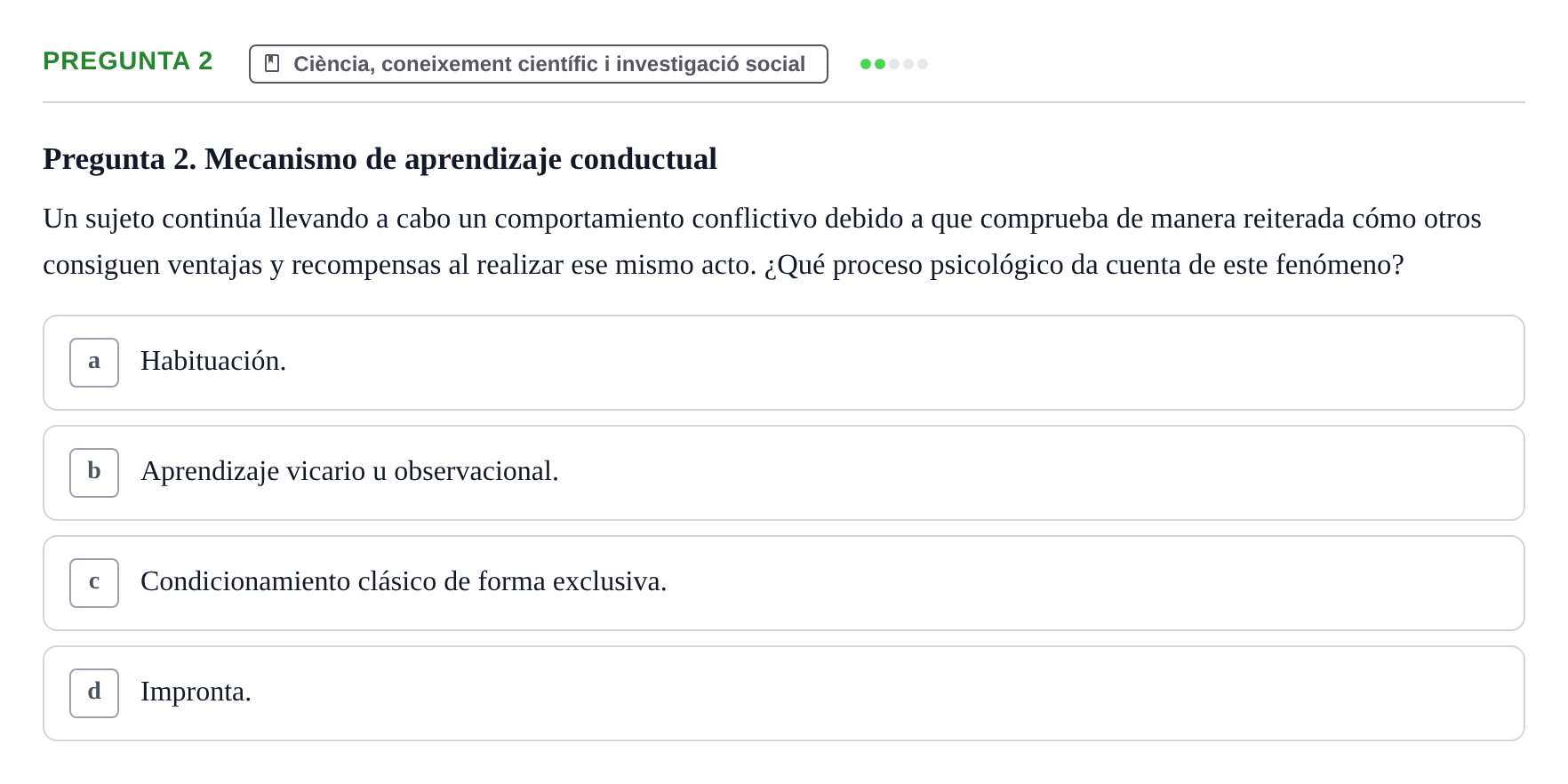 Enunciado: Pregunta 2