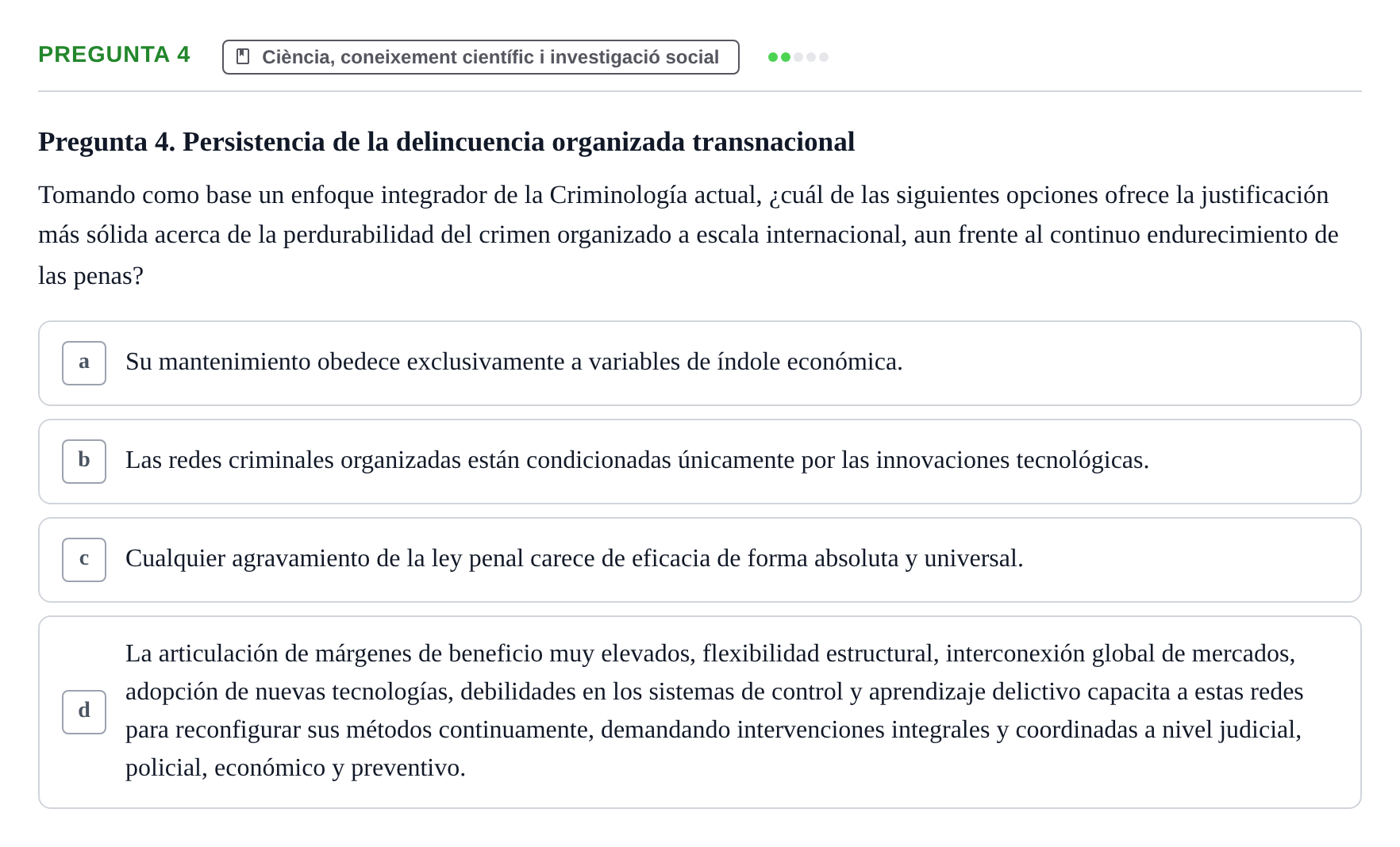 Enunciado: Pregunta 4