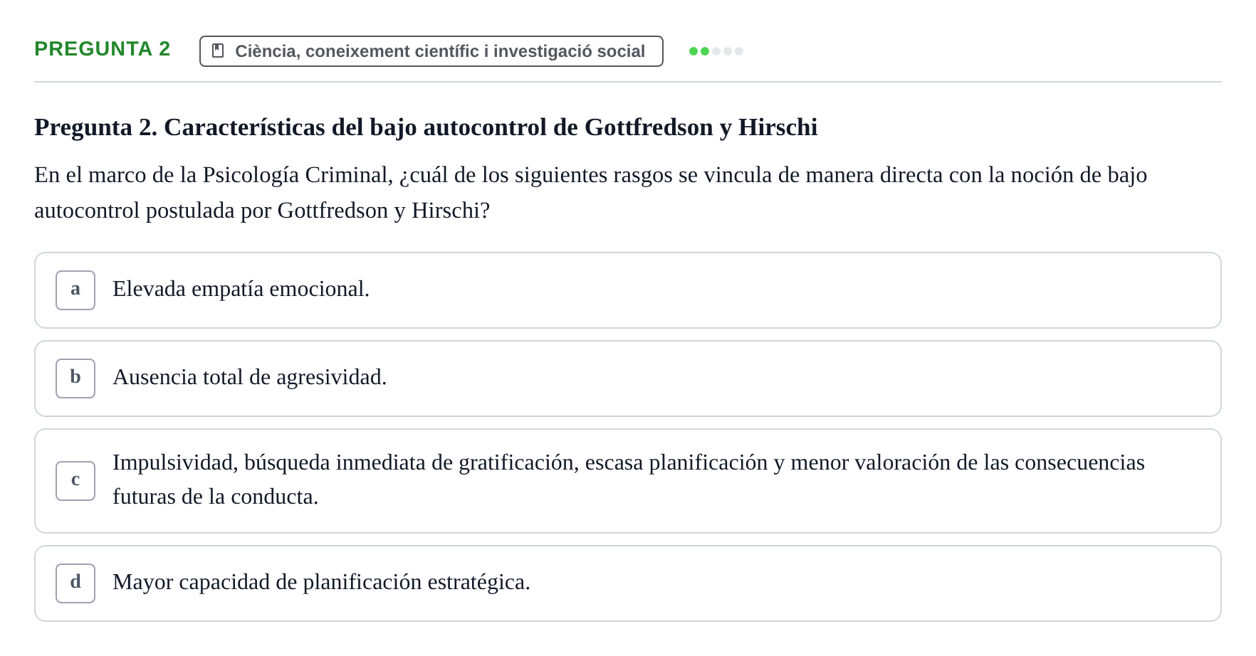 Enunciado: Pregunta 2