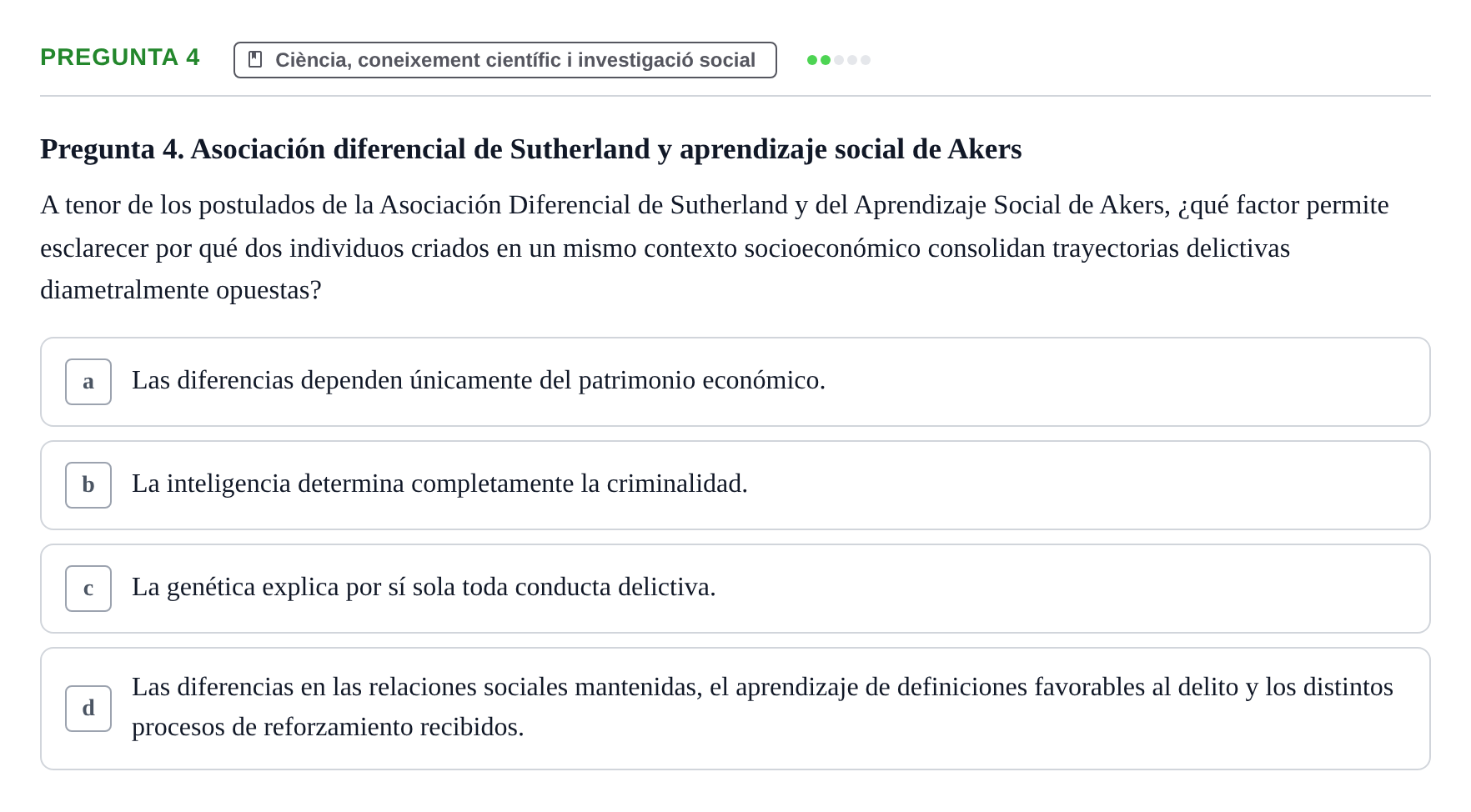 Enunciado: Pregunta 4