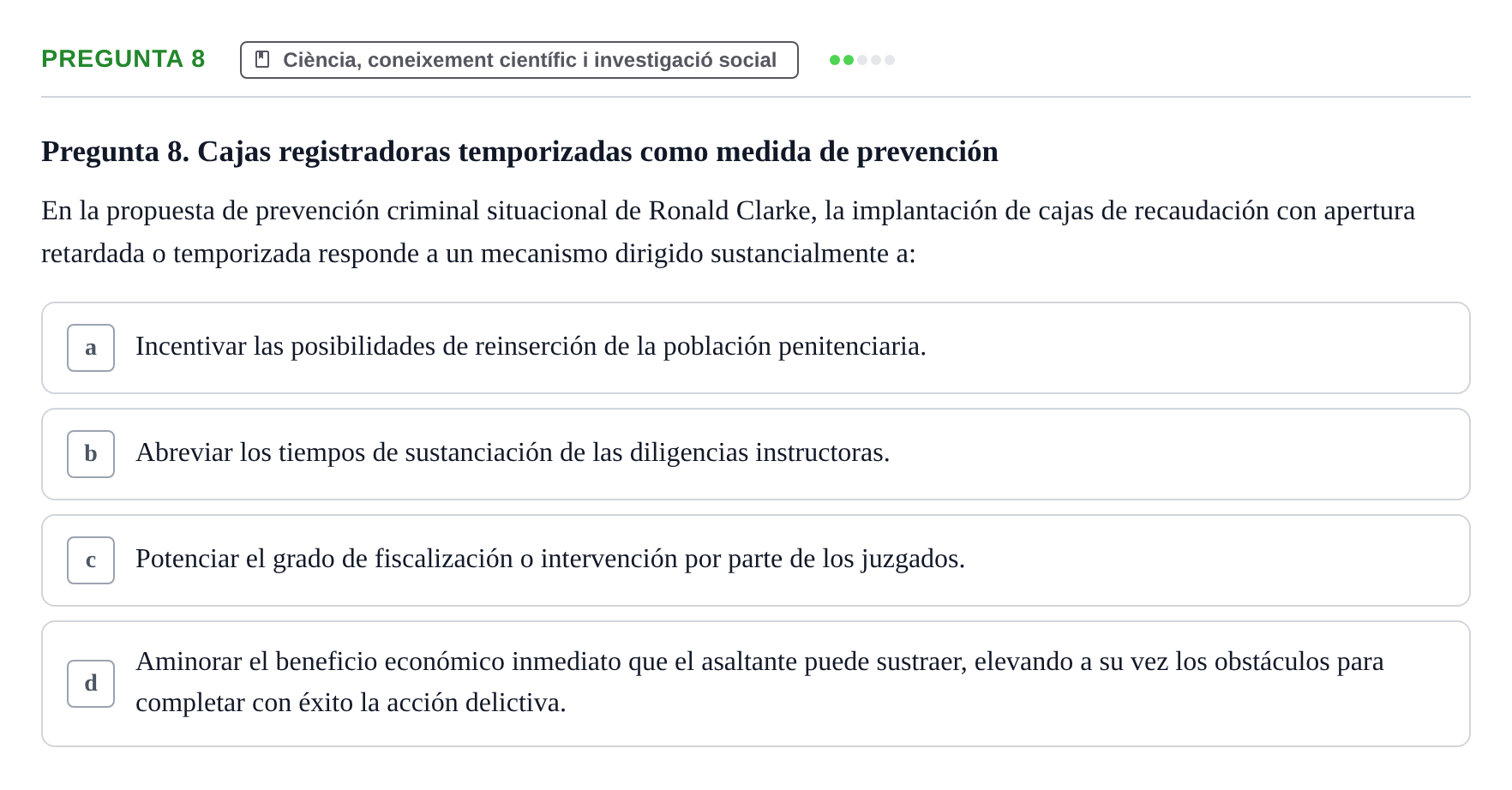 Enunciado: Pregunta 8