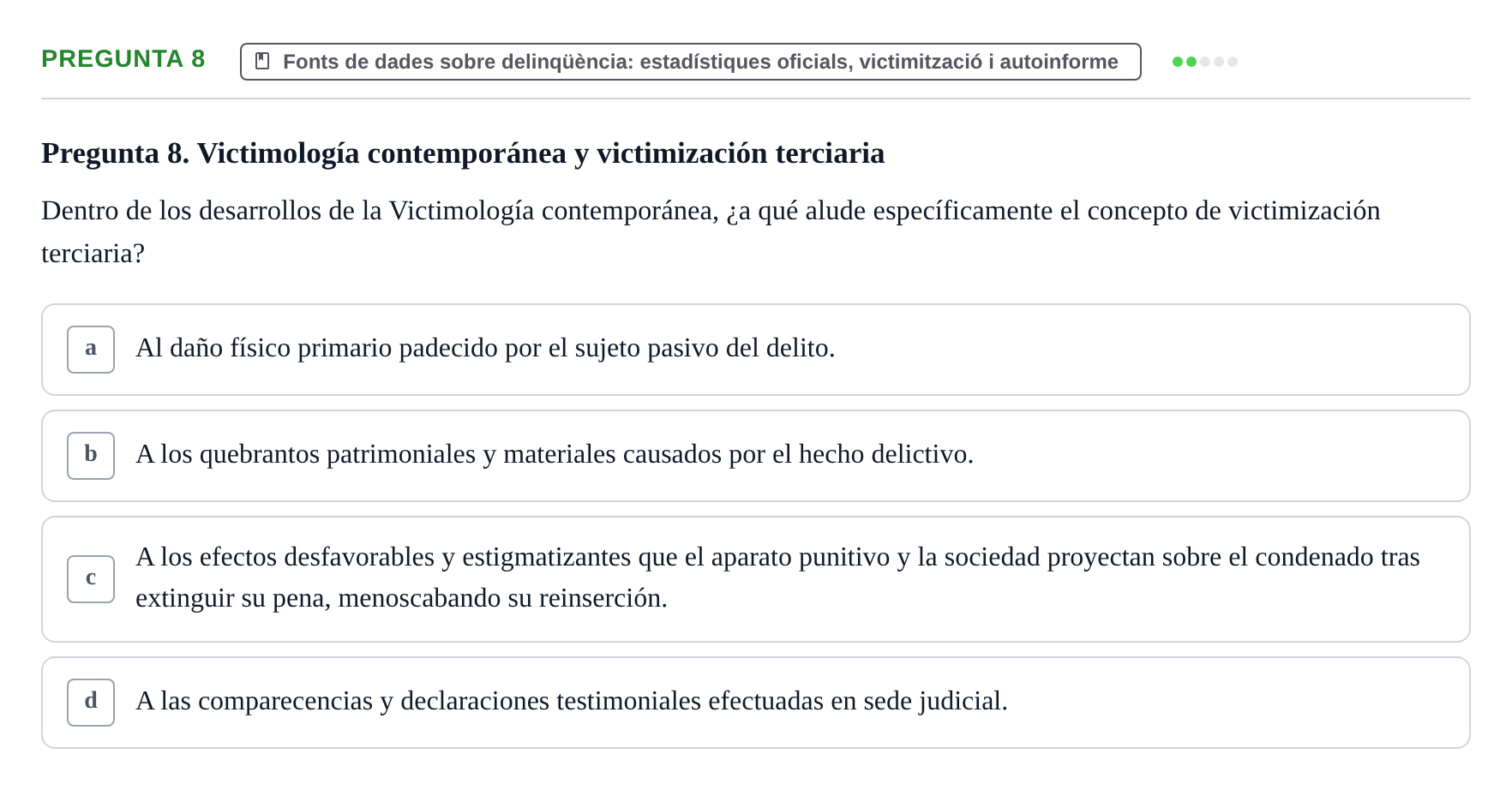 Enunciado: Pregunta 8