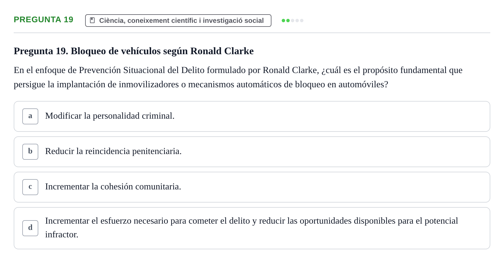 Enunciado: Pregunta 19
