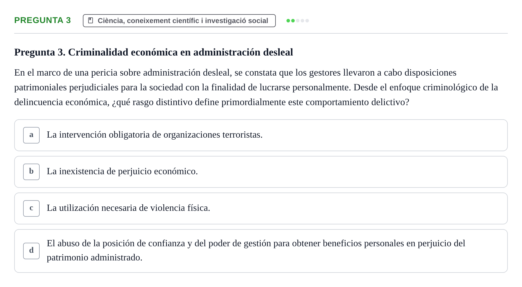 Enunciado: Pregunta 3