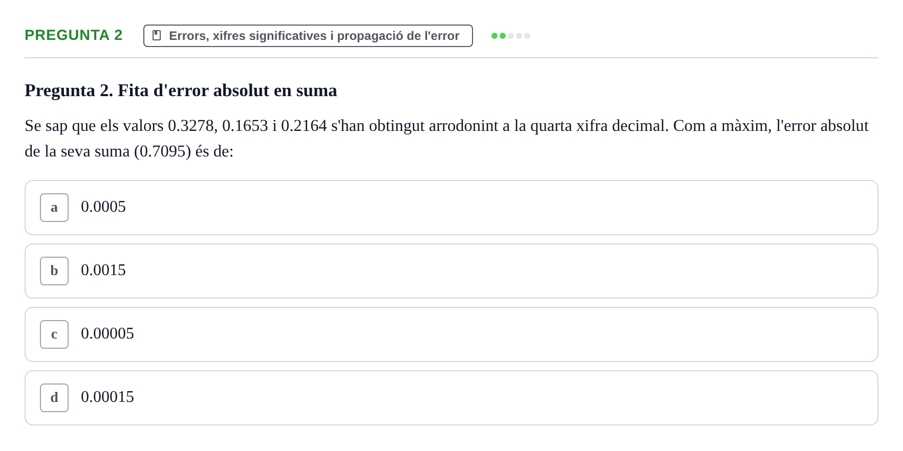 Enunciado: Pregunta 2 · Matemáticas II UB 2021