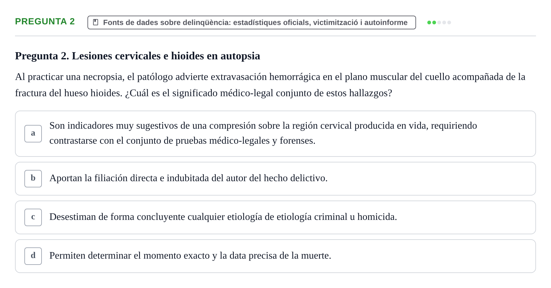 Enunciado: Pregunta 2