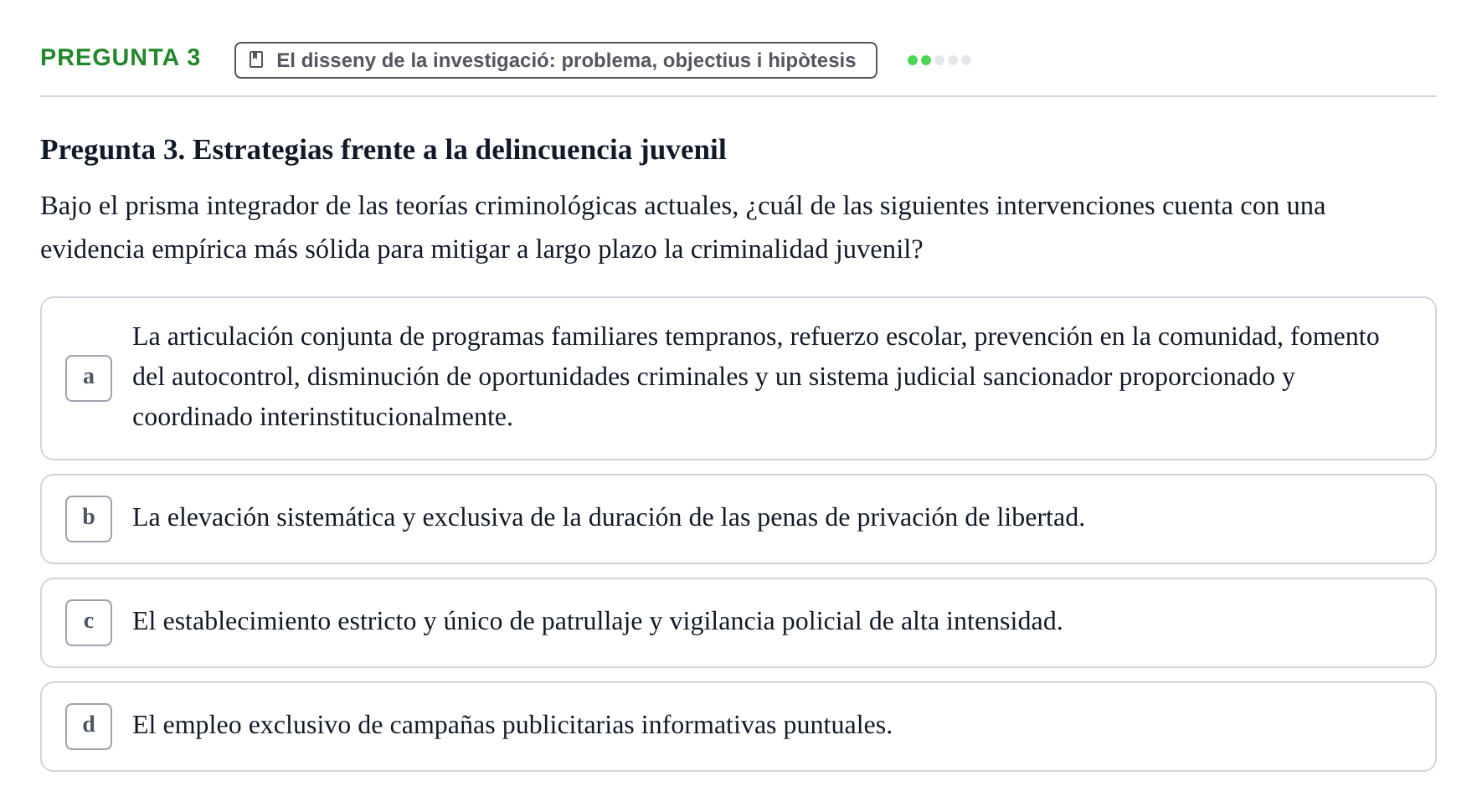 Enunciado: Pregunta 3