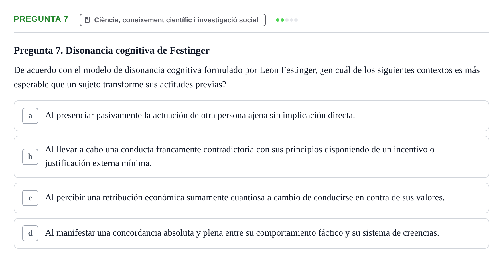 Enunciado: Pregunta 7