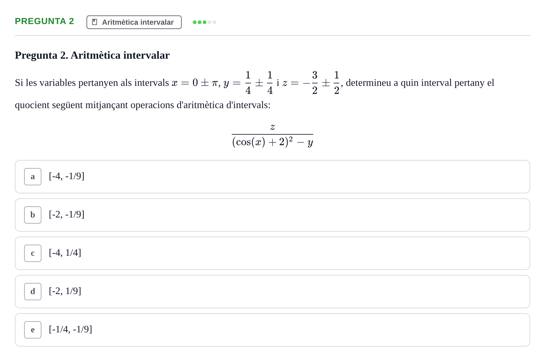 Enunciado: Pregunta 2 · Matemáticas II UB 2023