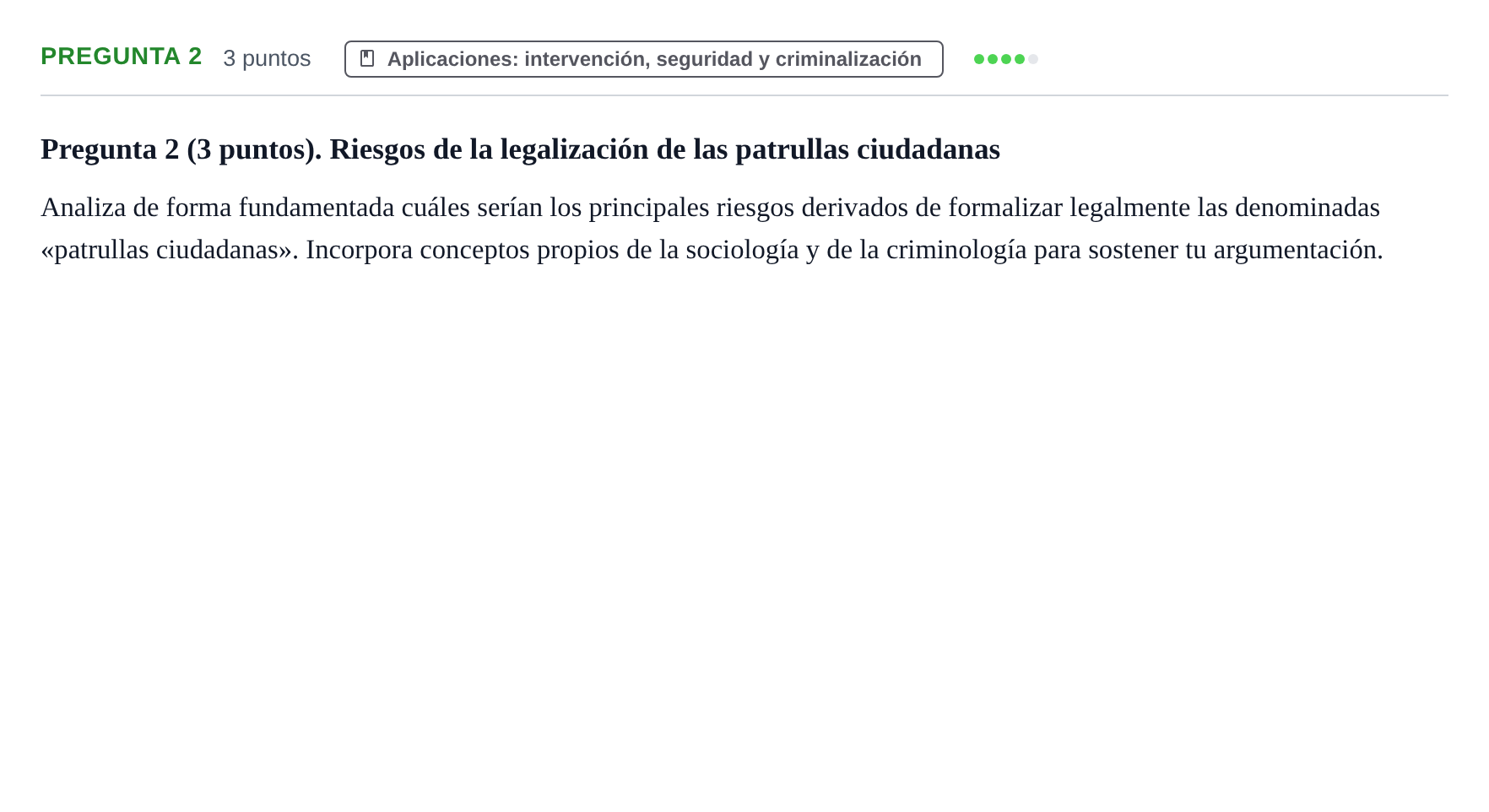 Enunciado: Pregunta 2 · Introducción a la Sociología UOC 2026