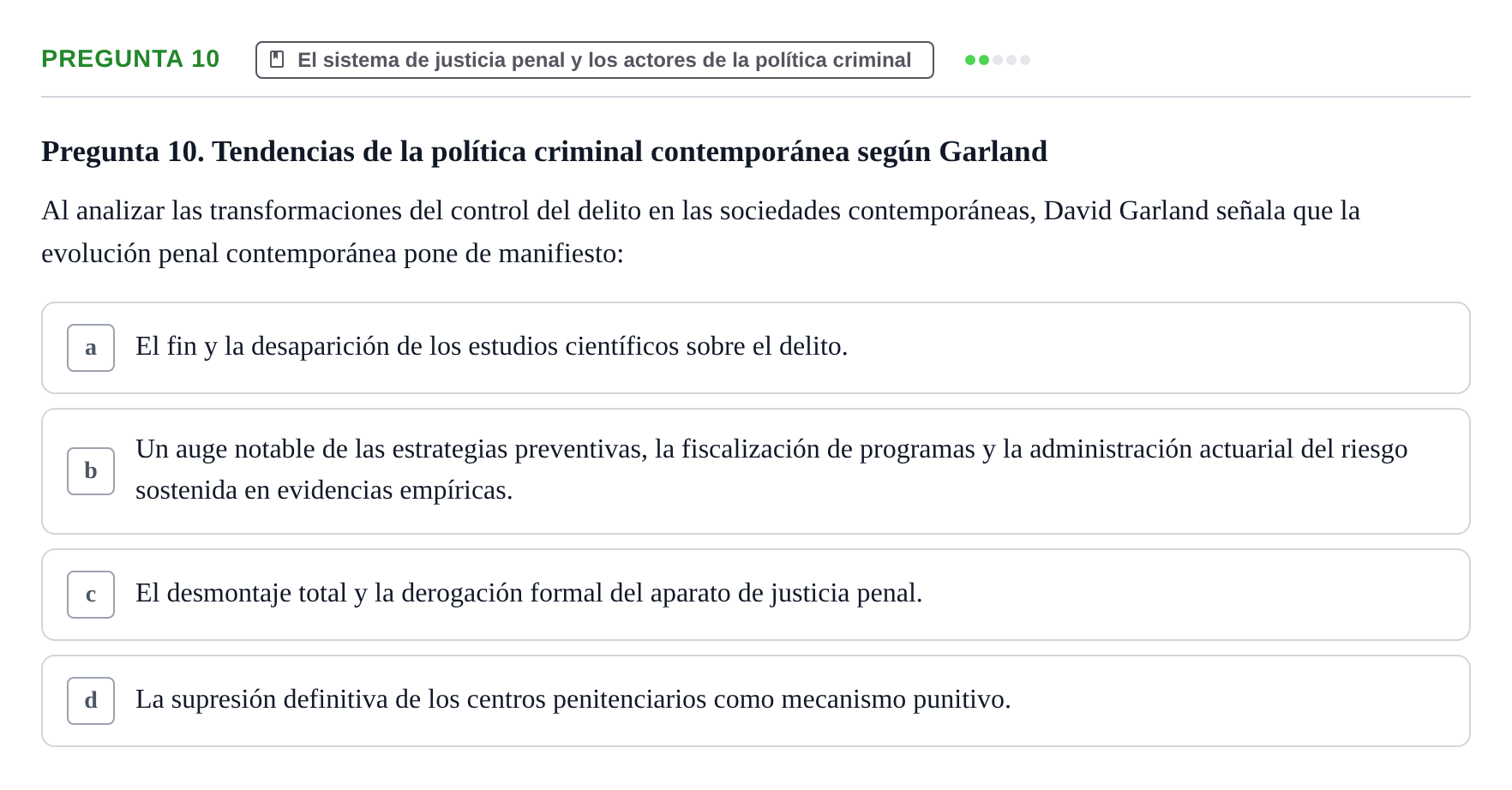 Enunciado: Pregunta 10