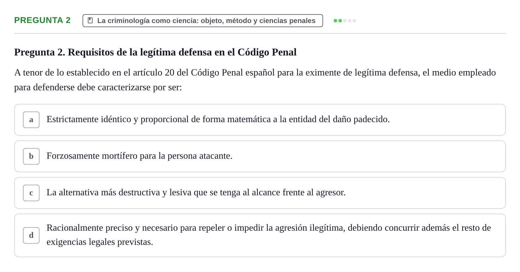 Enunciado: Pregunta 2