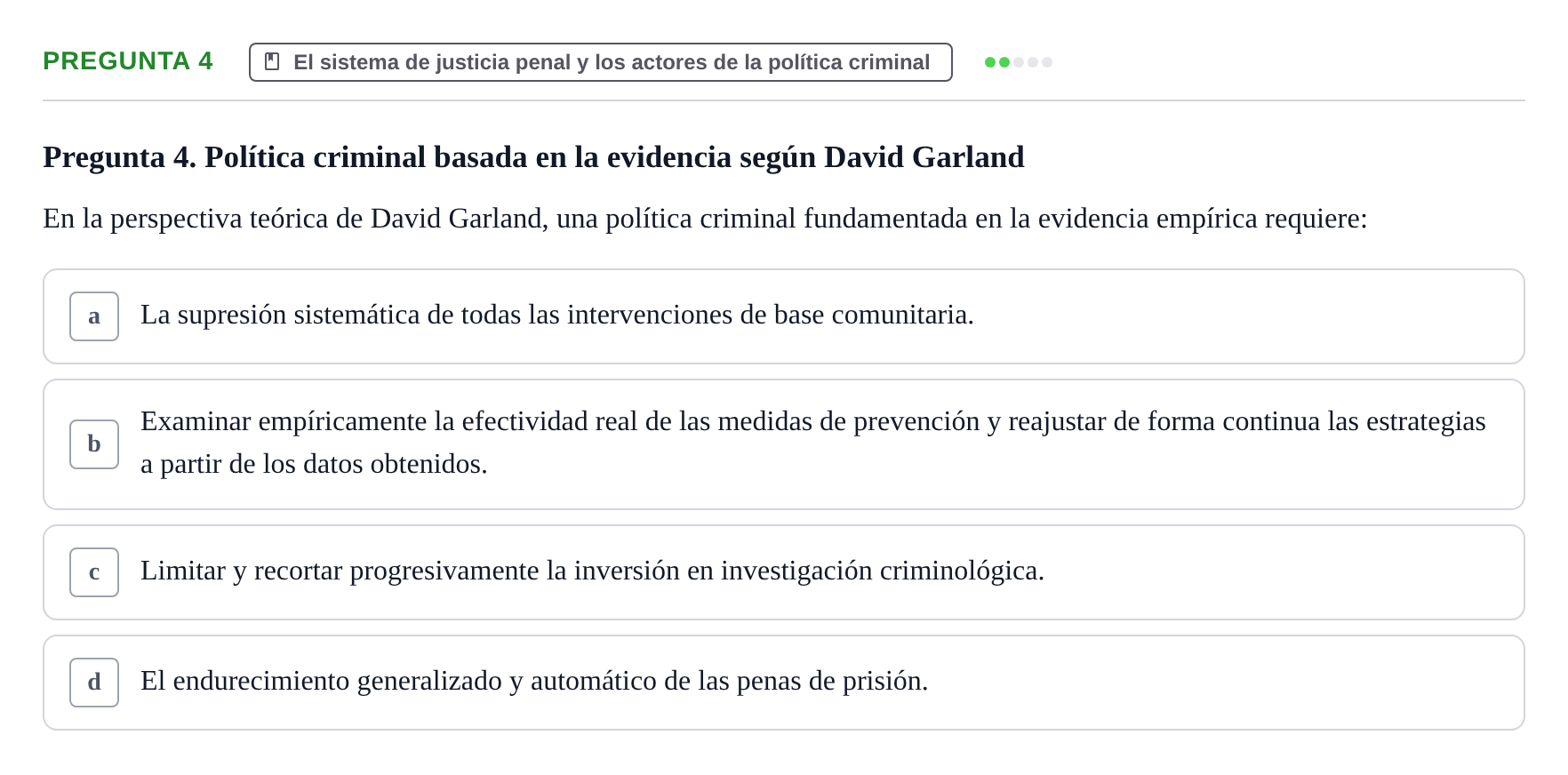 Enunciado: Pregunta 4