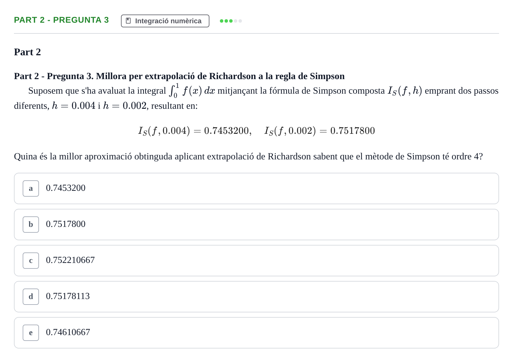 Enunciado: Part 2 - Pregunta 3 · Matemáticas II UB Juny 2024