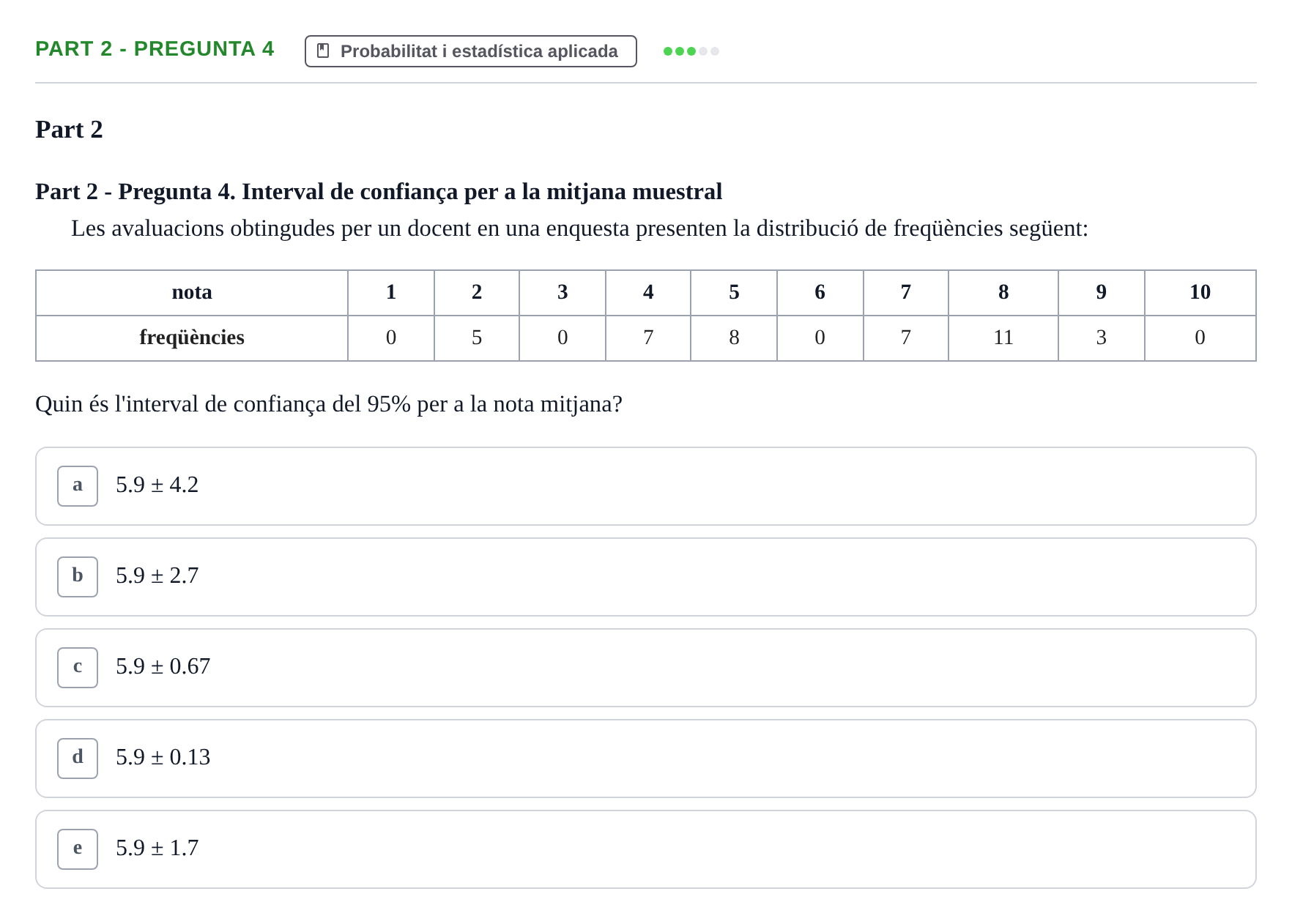 Enunciado: Part 2 - Pregunta 4 · Matemáticas II UB Juny 2024