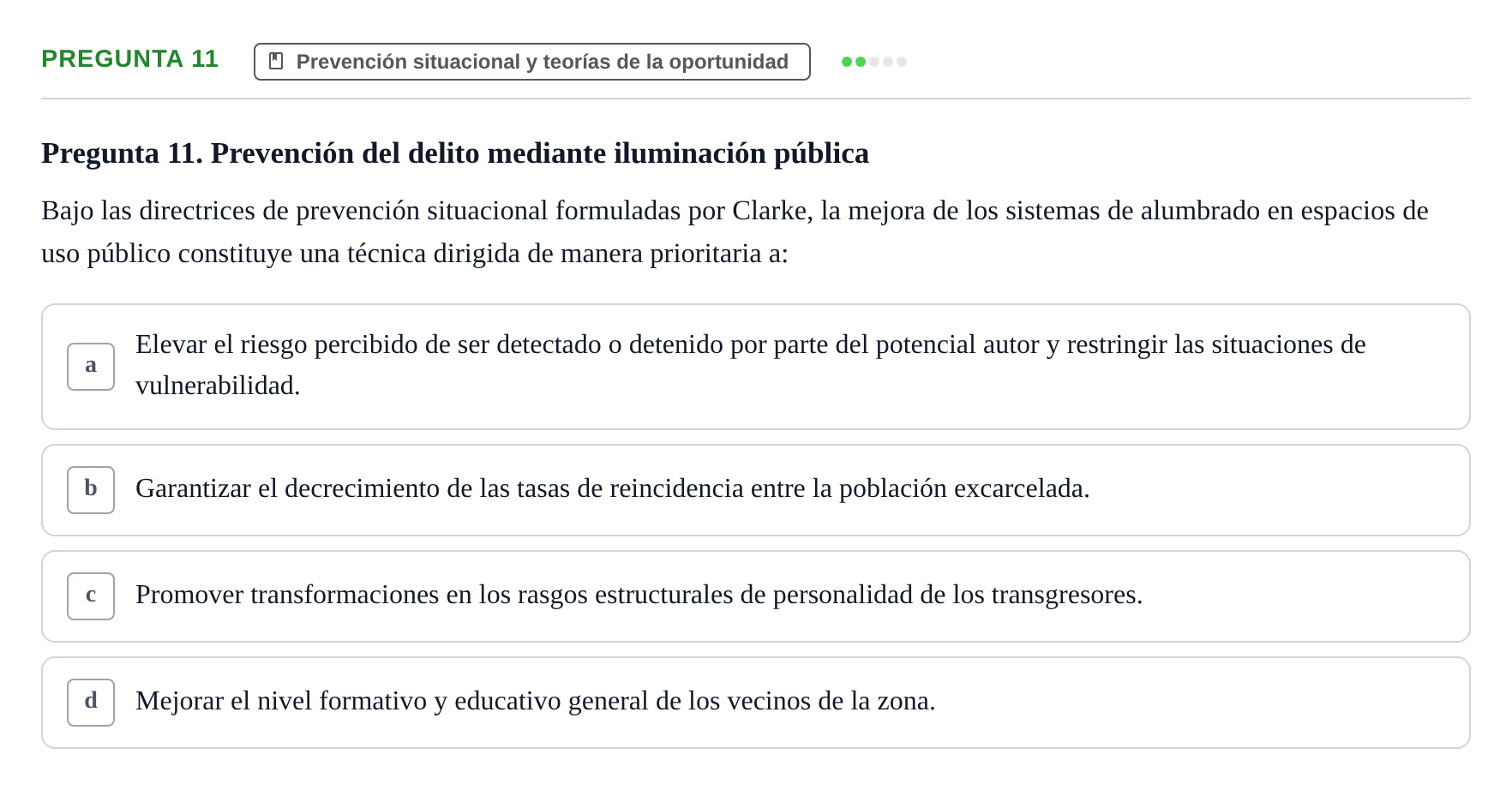 Enunciado: Pregunta 11