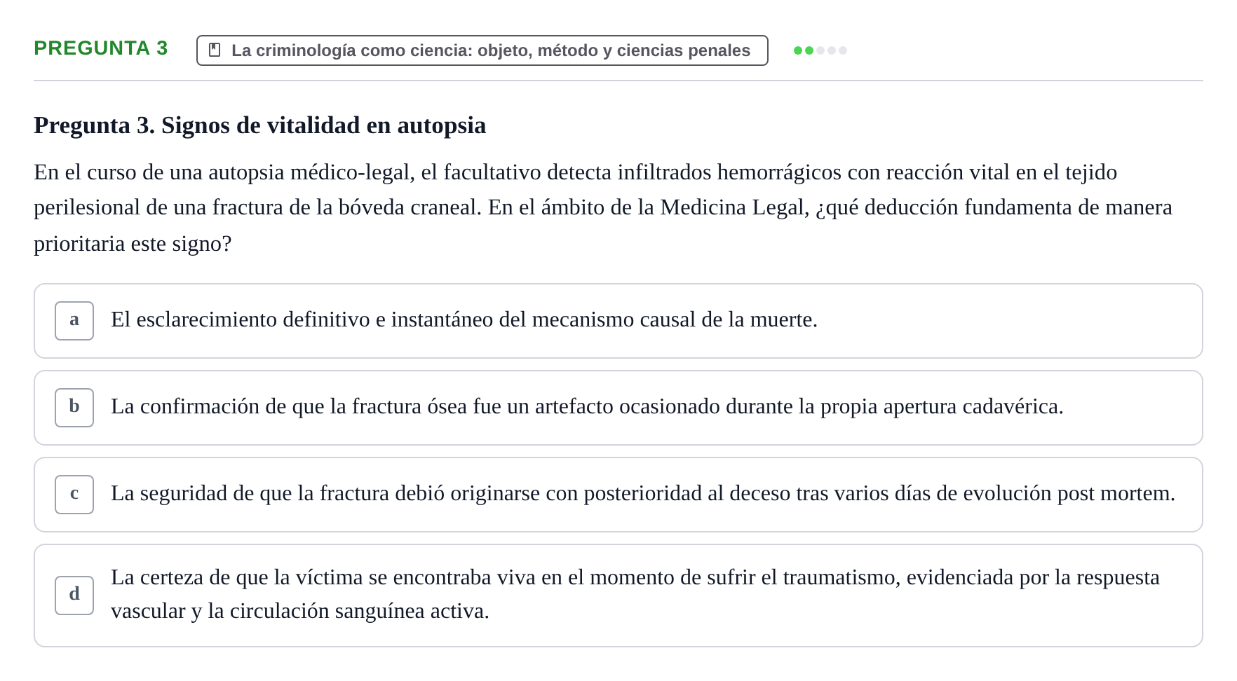 Enunciado: Pregunta 3