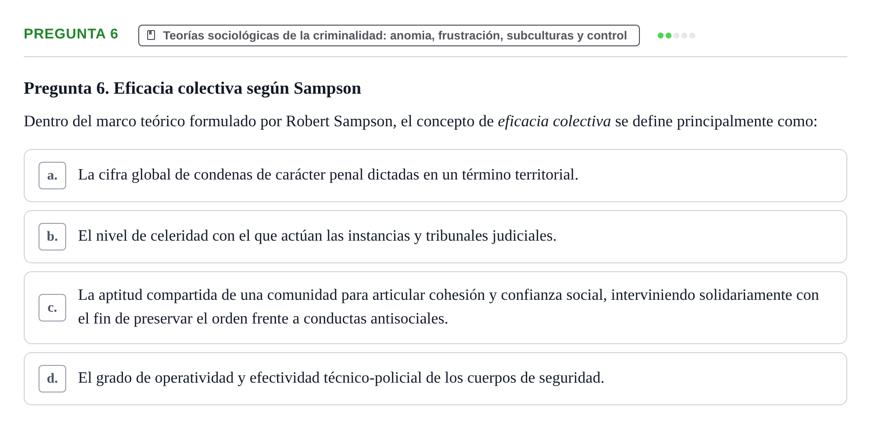 Enunciado: Pregunta 6