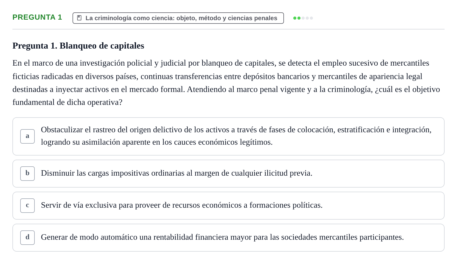 Enunciado: Pregunta 1