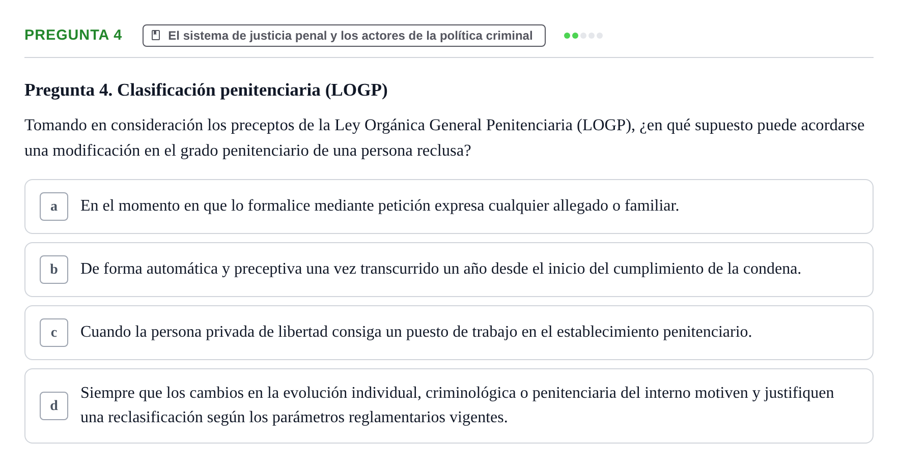 Enunciado: Pregunta 4