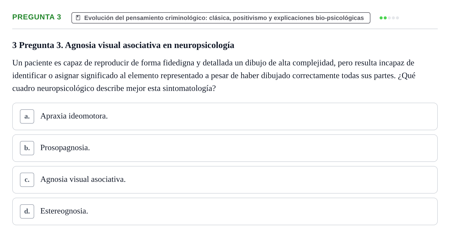 Enunciado: Pregunta 3