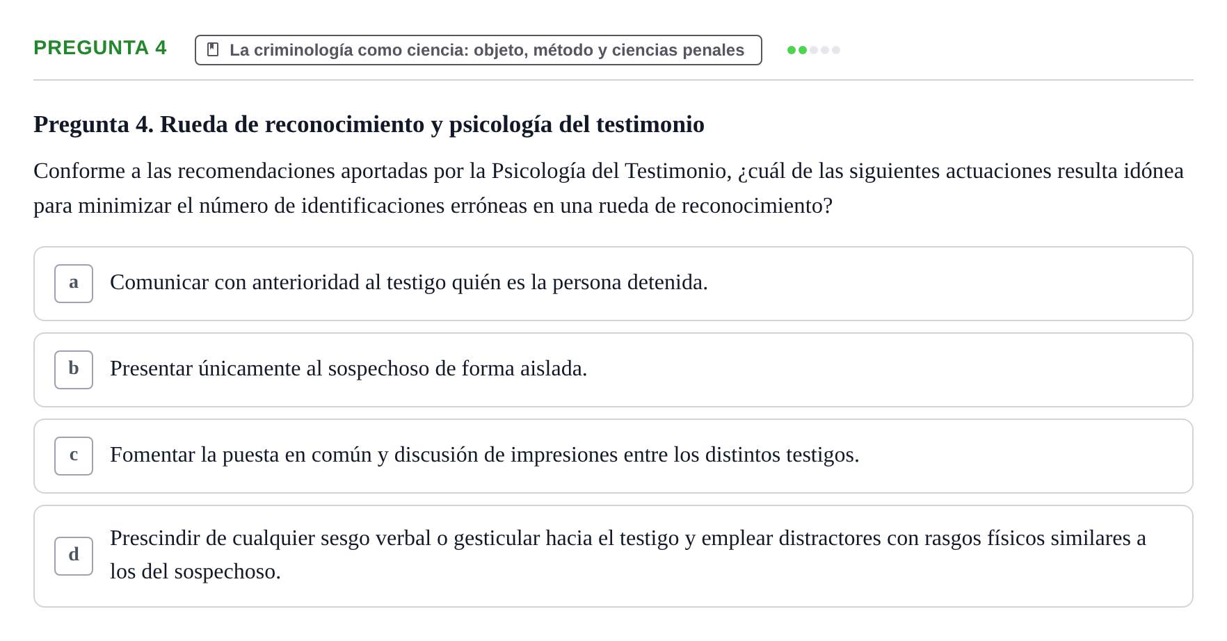 Enunciado: Pregunta 4