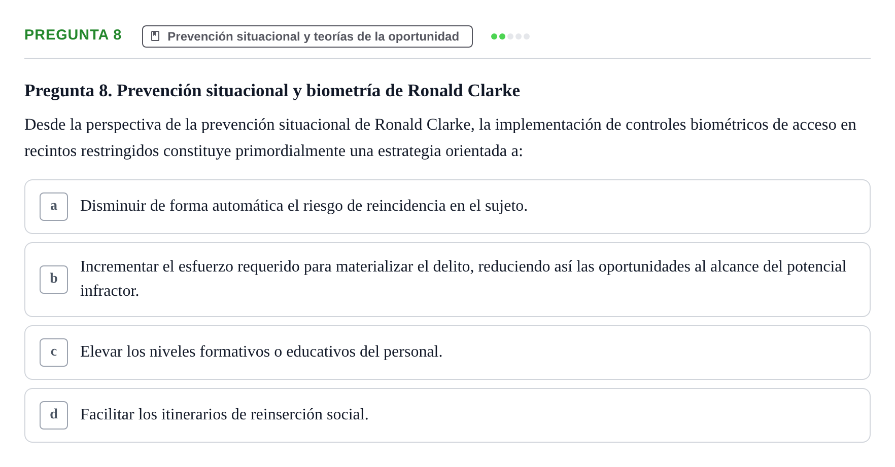 Enunciado: Pregunta 8