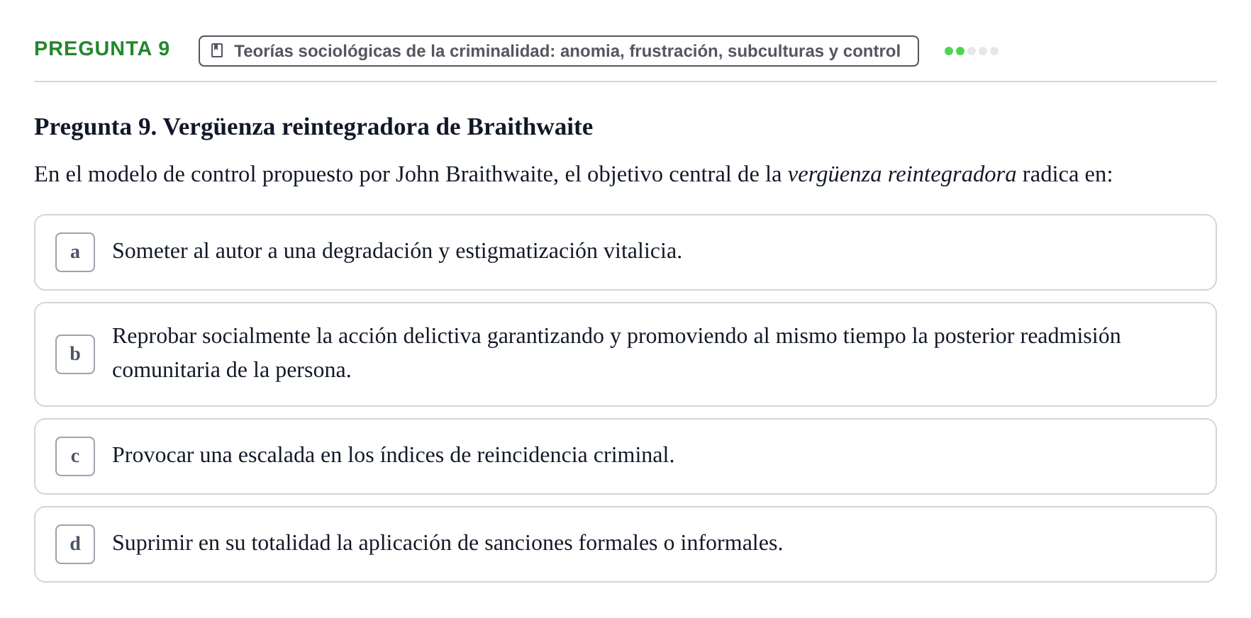 Enunciado: Pregunta 9