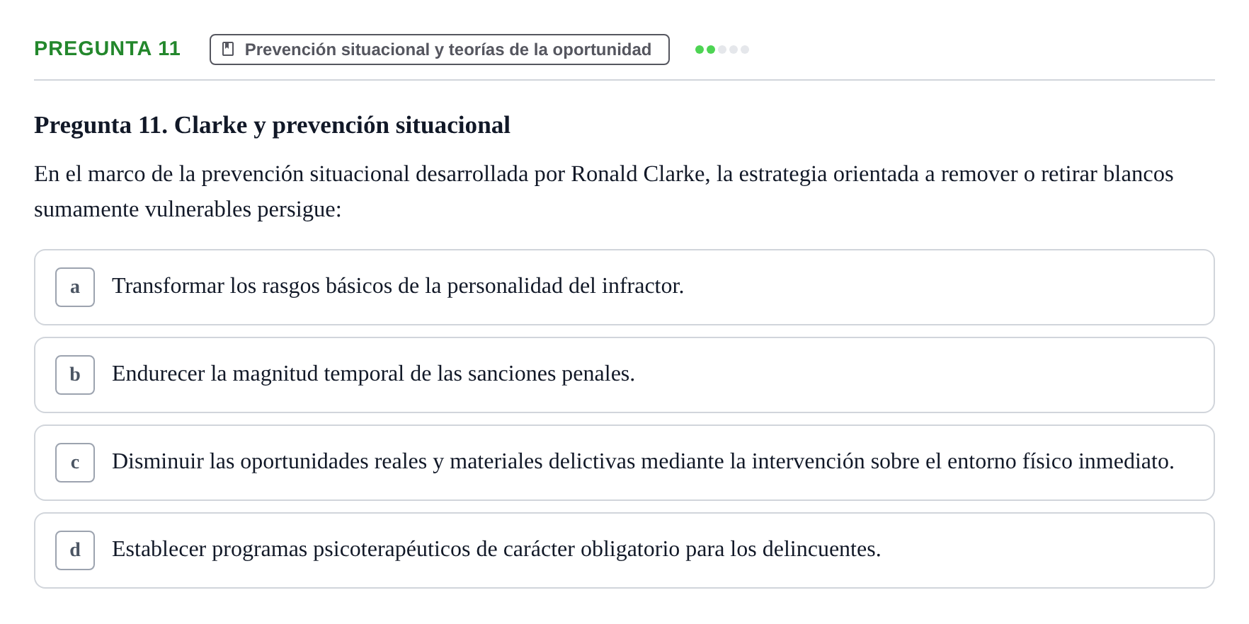 Enunciado: Pregunta 11