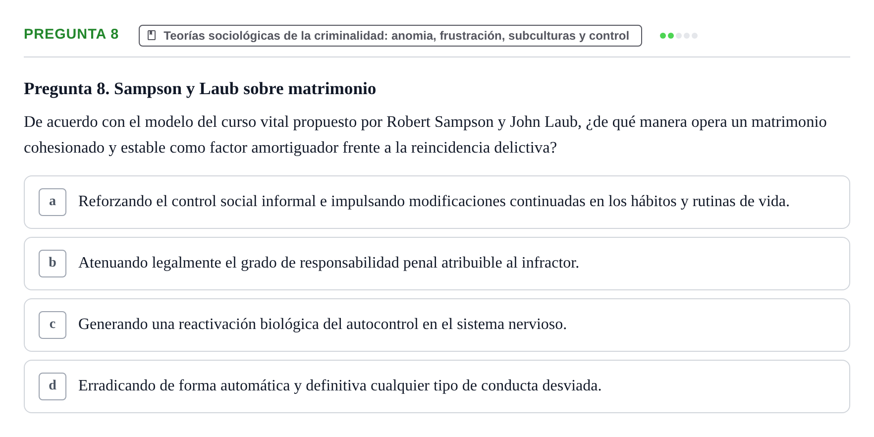 Enunciado: Pregunta 8