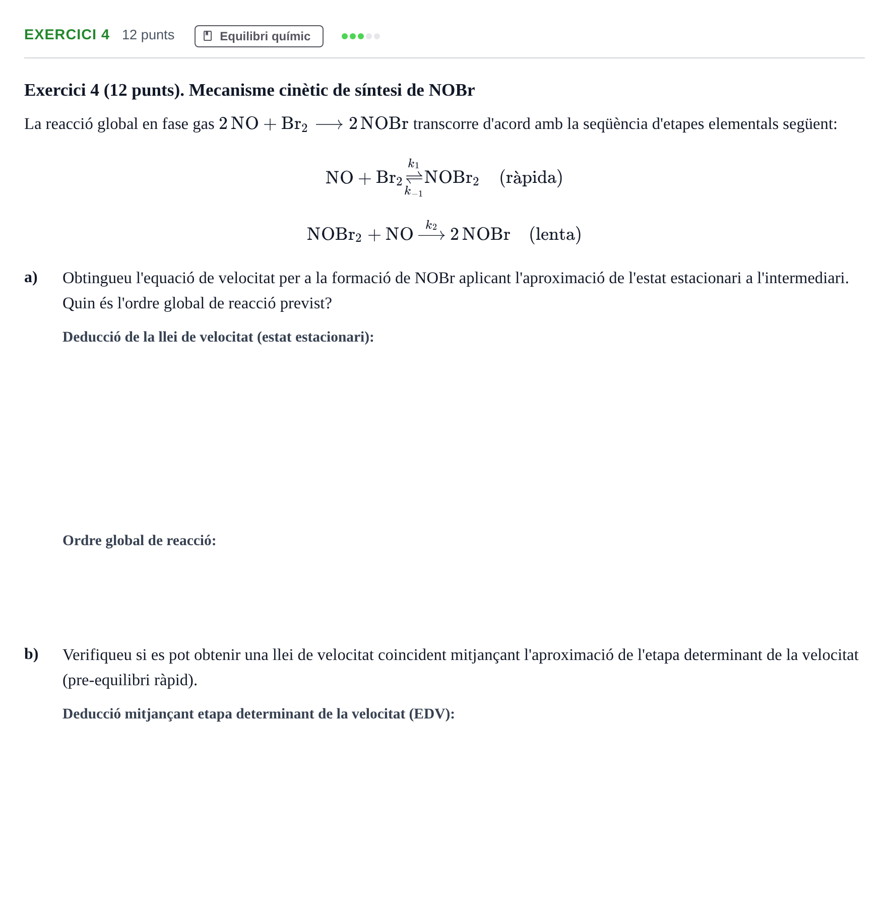 Enunciado: Exercici 4 · Química Física I UB 2019