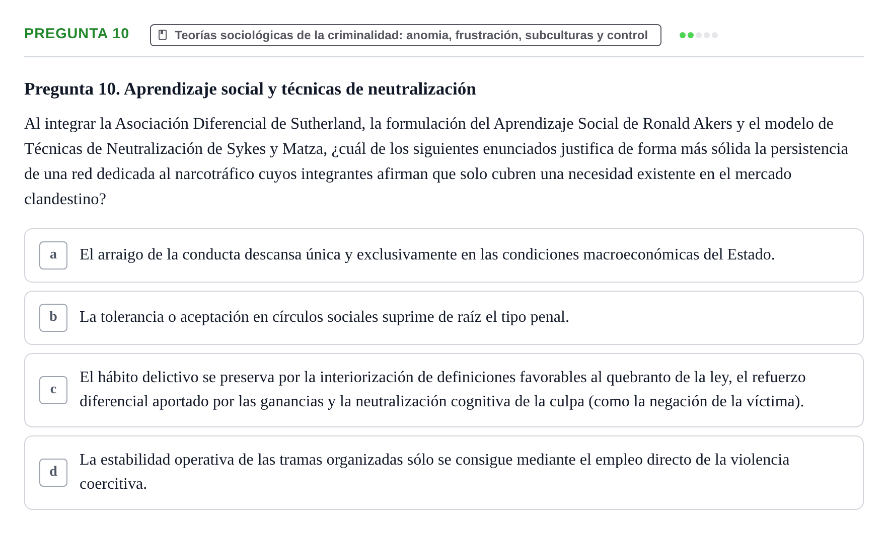 Enunciado: Pregunta 10